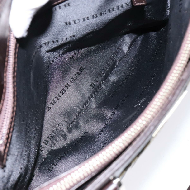 【日本直送】BURBERRY Nova 格紋托特包 尼龍 米色 銀色 正品 hk2951-10