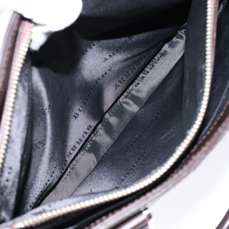 【日本直送】BURBERRY Nova 格紋托特包 尼龍 米色 銀色 正品 hk2951-19