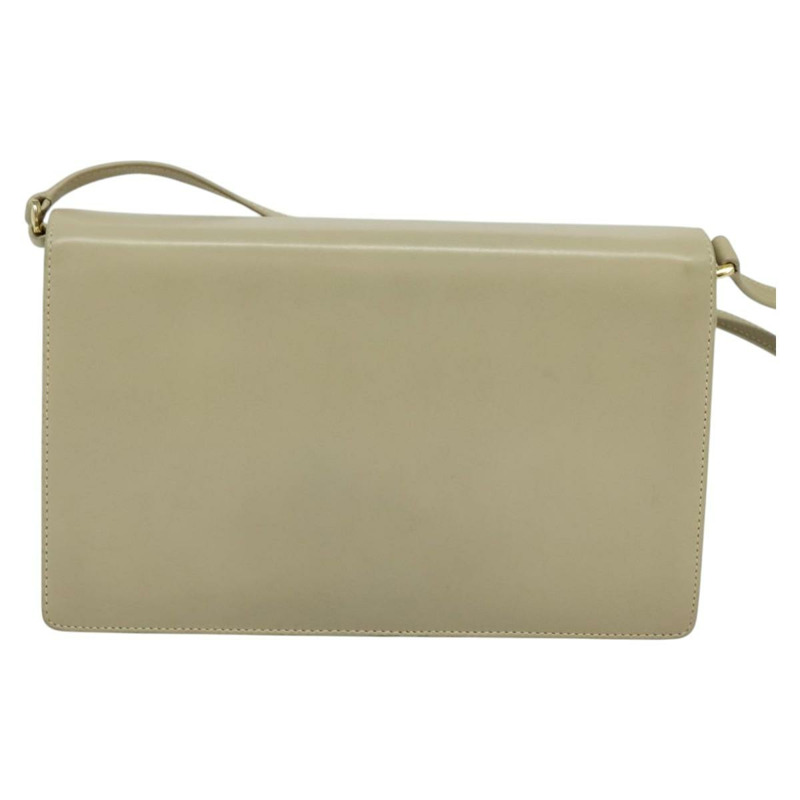 【日本直送】GUCCI 皮革單背包 米色 金色 004 406 0105 正品 BA4936-1