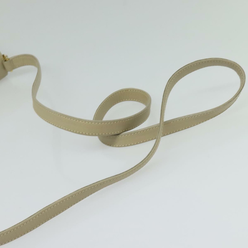 【日本直送】GUCCI 皮革單背包 米色 金色 004 406 0105 正品 BA4936-6