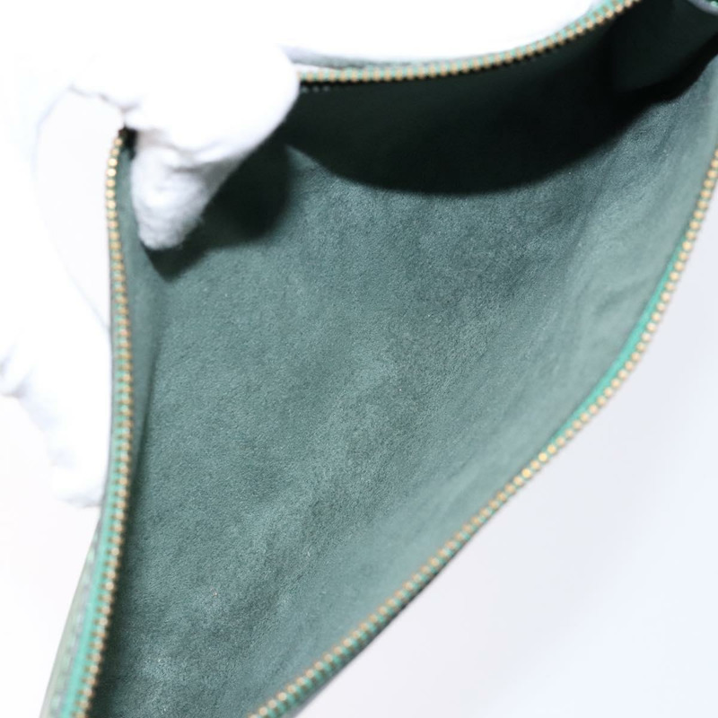 【日本直送】路易威登 Epi Pochette 配件袋復古綠色 M52984 LV 正品 BA4884-10