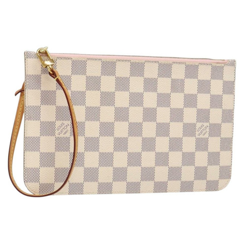 路易威登 Damier Azur Neverfull MM 手拿包 LV 正品 BA4978