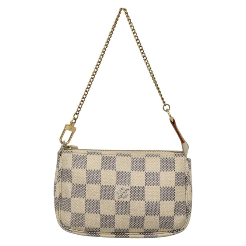 【日本直送】路易威登 Damier Azur 迷你手拿包配件包 N63005 LV 正品 BA4881-12