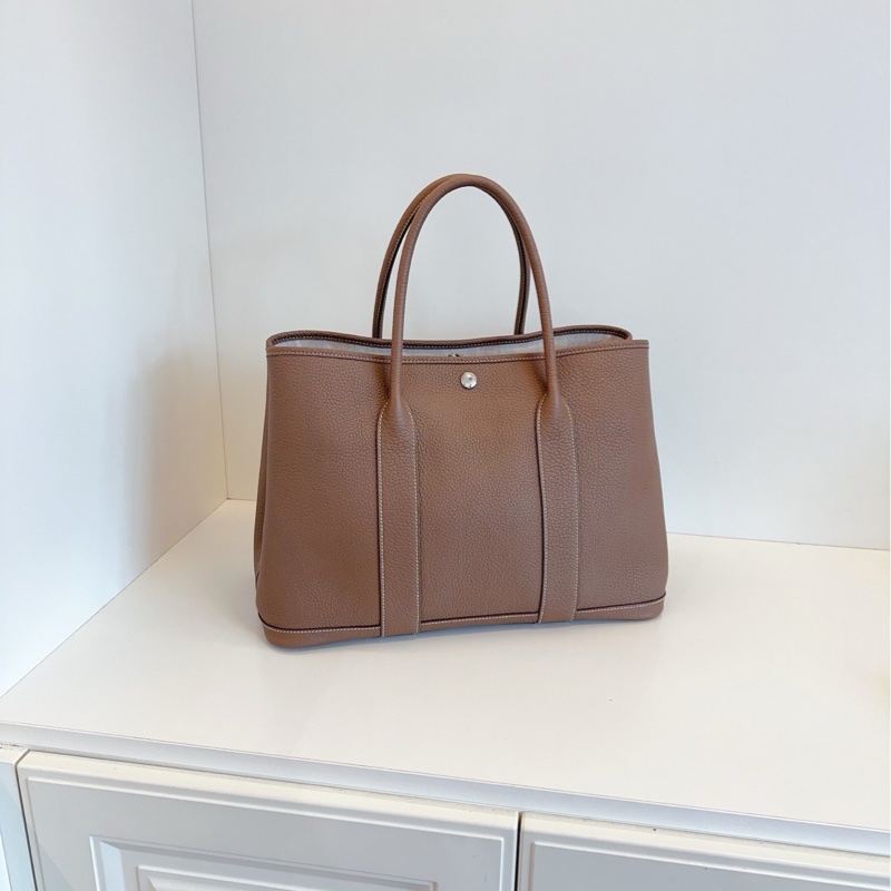 【99新🆕】Hermes Garden Party GP36 大象灰🐘 手提包-0