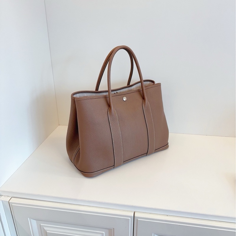 【99新🆕】Hermes Garden Party GP36 大象灰🐘 手提包-1