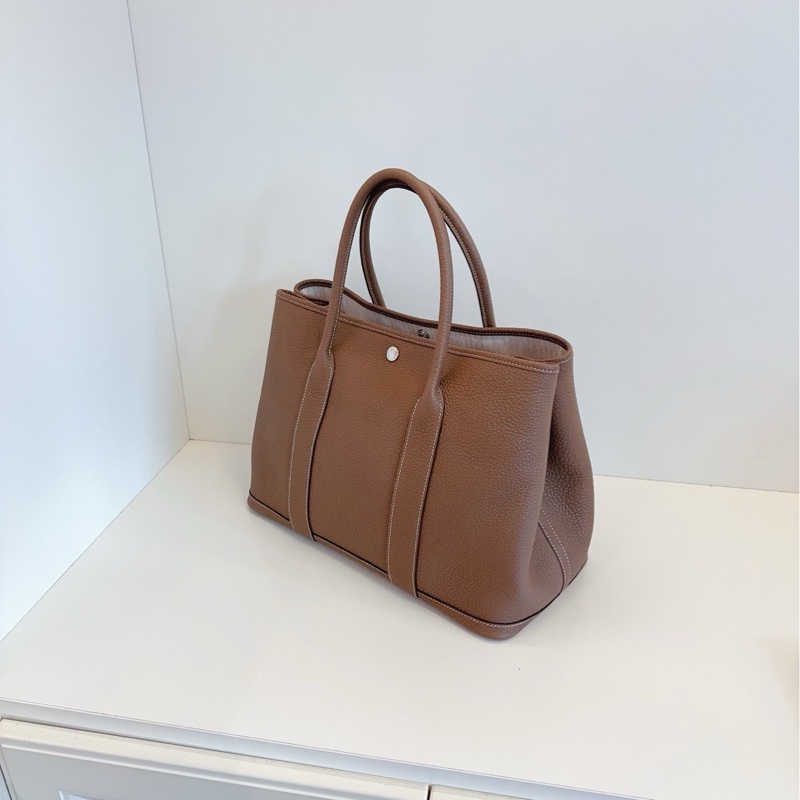 【99新🆕】Hermes Garden Party GP36 大象灰🐘 手提包-2