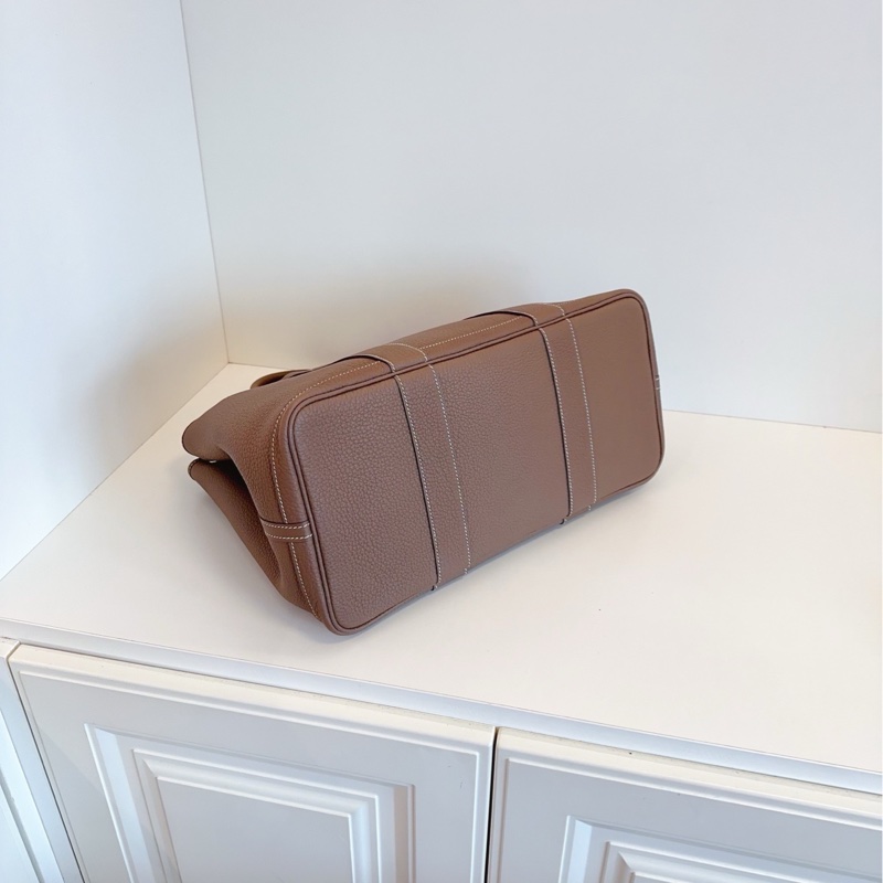 【99新🆕】Hermes Garden Party GP36 大象灰🐘 手提包-3