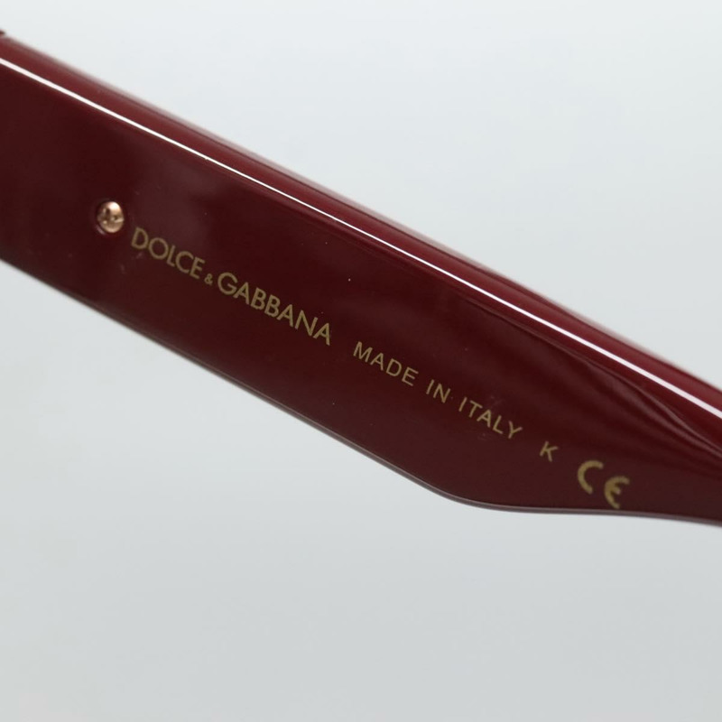 【日本直送】DOLCE&GABBANA 紅色塑膠太陽眼鏡 正品 BA5048-8