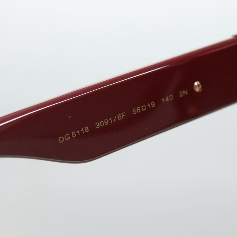 【日本直送】DOLCE&GABBANA 紅色塑膠太陽眼鏡 正品 BA5048-9