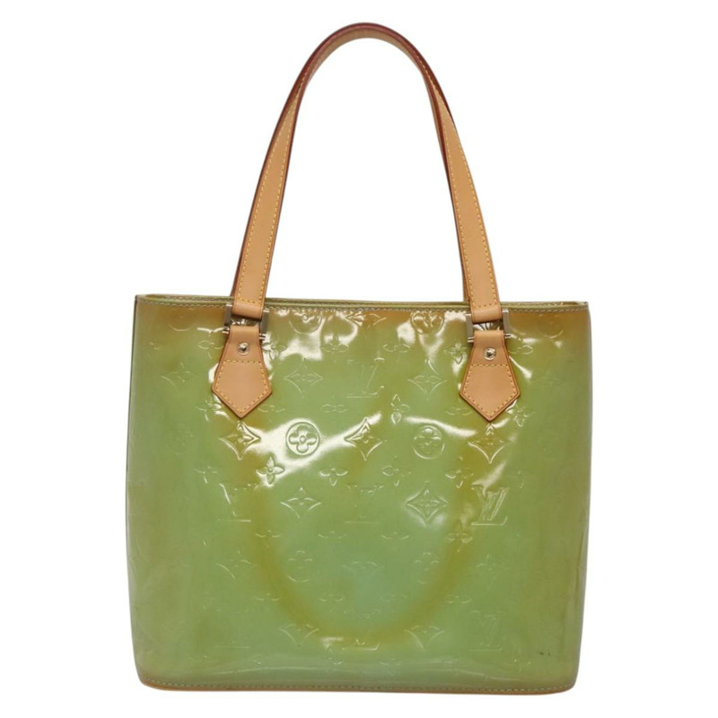 【日本直送】路易威登 Monogram Vernis Houston 手提包 淺藍色 M91005 LV 正品 BA5011-1