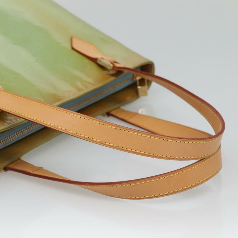 【日本直送】路易威登 Monogram Vernis Houston 手提包 淺藍色 M91005 LV 正品 BA5011-6