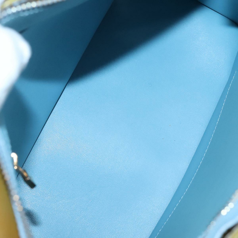 【日本直送】路易威登 Monogram Vernis Houston 手提包 淺藍色 M91005 LV 正品 BA5011-10