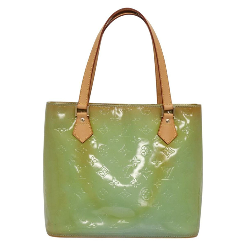 【日本直送】路易威登 Monogram Vernis Houston 手提包 淺藍色 M91005 LV 正品 BA5011-12