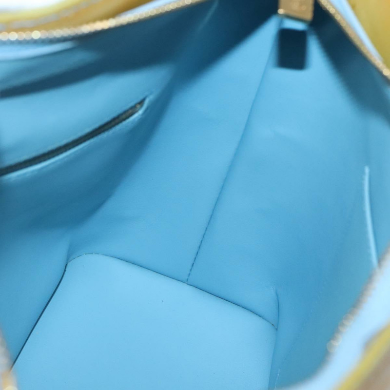 【日本直送】路易威登 Monogram Vernis Houston 手提包 淺藍色 M91005 LV 正品 BA5011-17