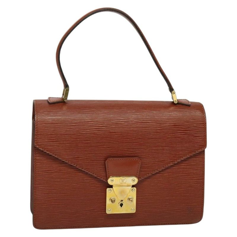 【日本直送】路易威登 Epi Concorde 手提包 棕色 M52133 LV 正品 BA4998-0