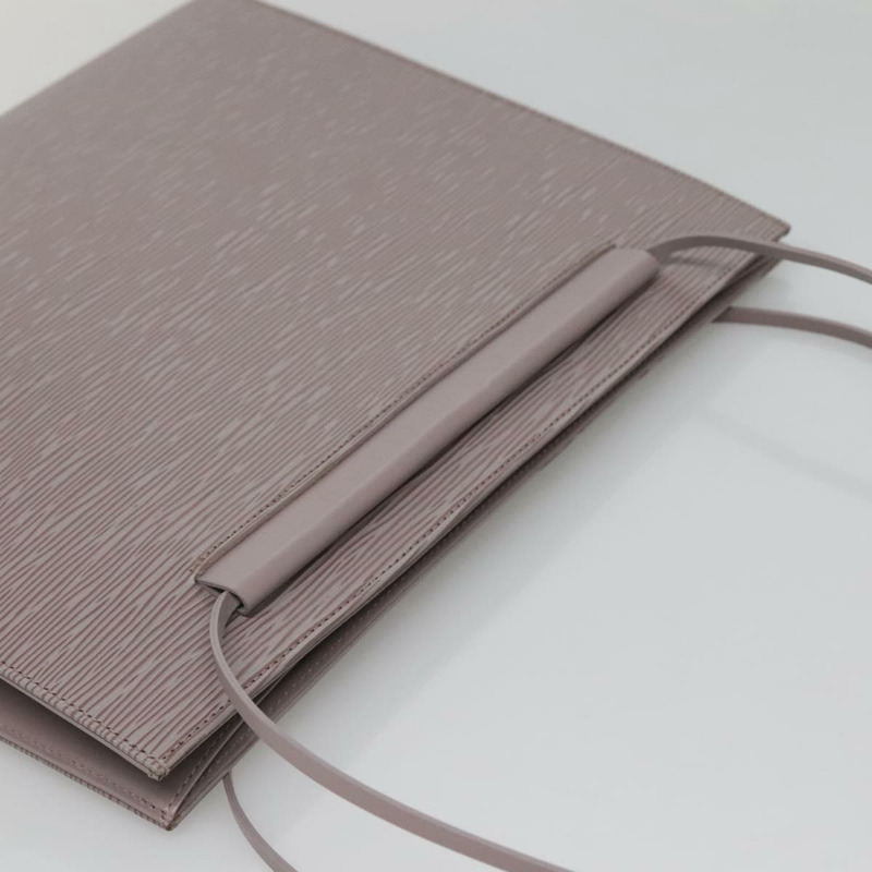 【日本直送】路易威登 Epi Saint Tropez 肩背包 灰色 淡紫色 M5246B LV 正品 BA5001-5