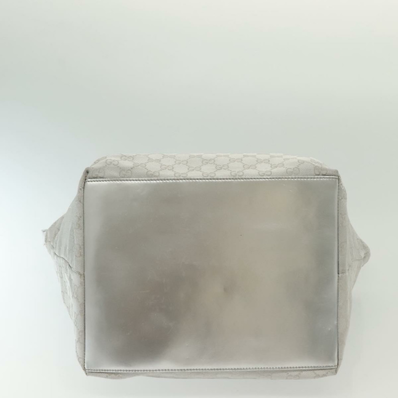 【日本直送】GUCCI GG帆布托特包 銀色 131231 正品 BA4967-4