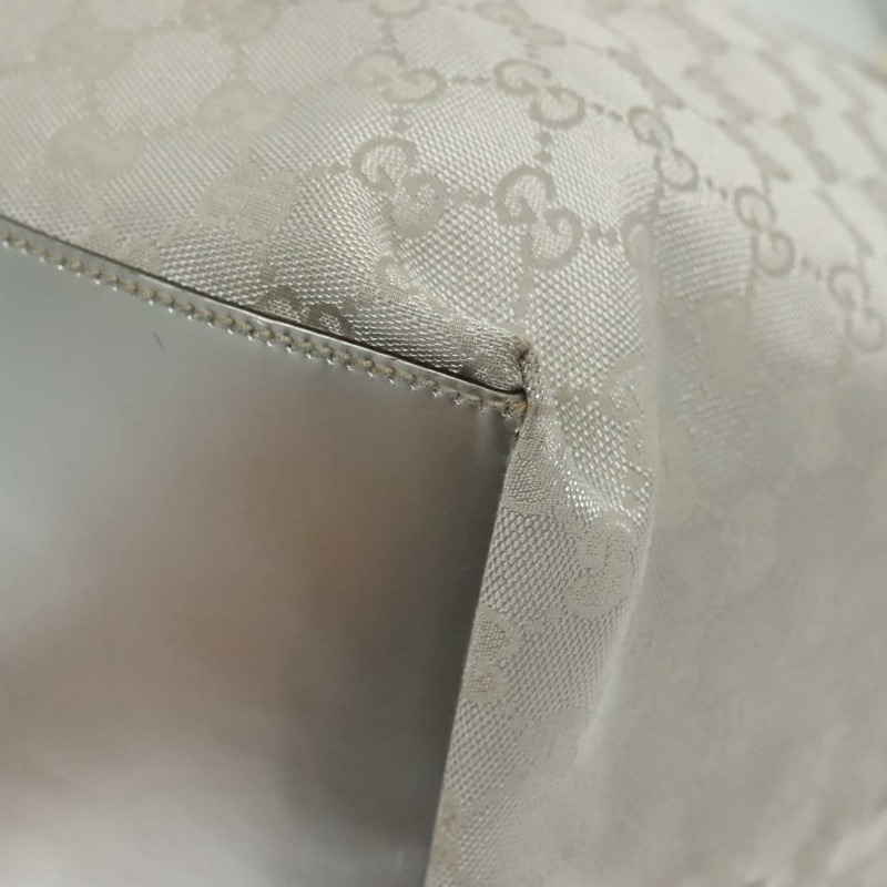 【日本直送】GUCCI GG帆布托特包 銀色 131231 正品 BA4967-8