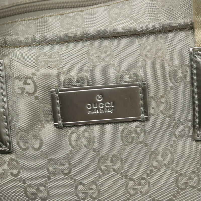 【日本直送】GUCCI GG帆布托特包 銀色 131231 正品 BA4967-16