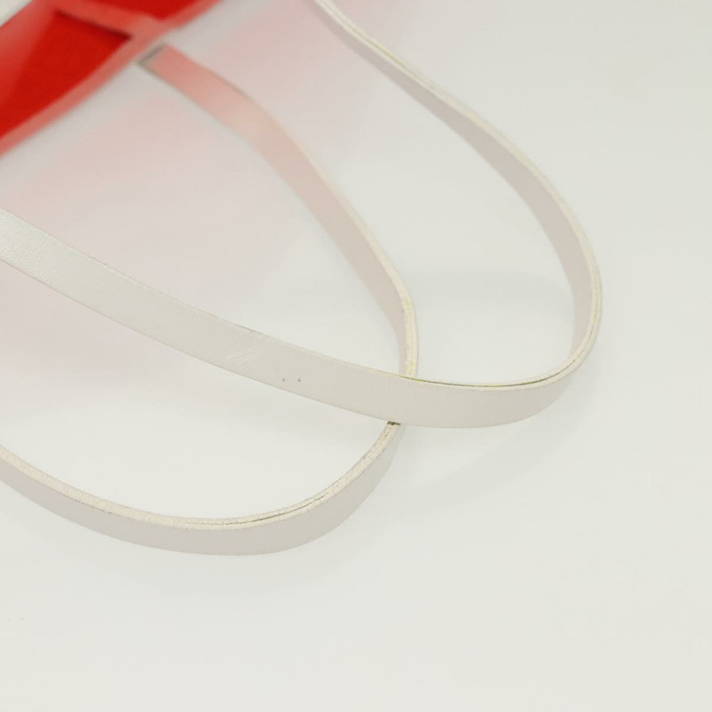 【日本直送】FENDI Zucchino 手提包 Vinyl 紅色白色 Auth ep10155-6