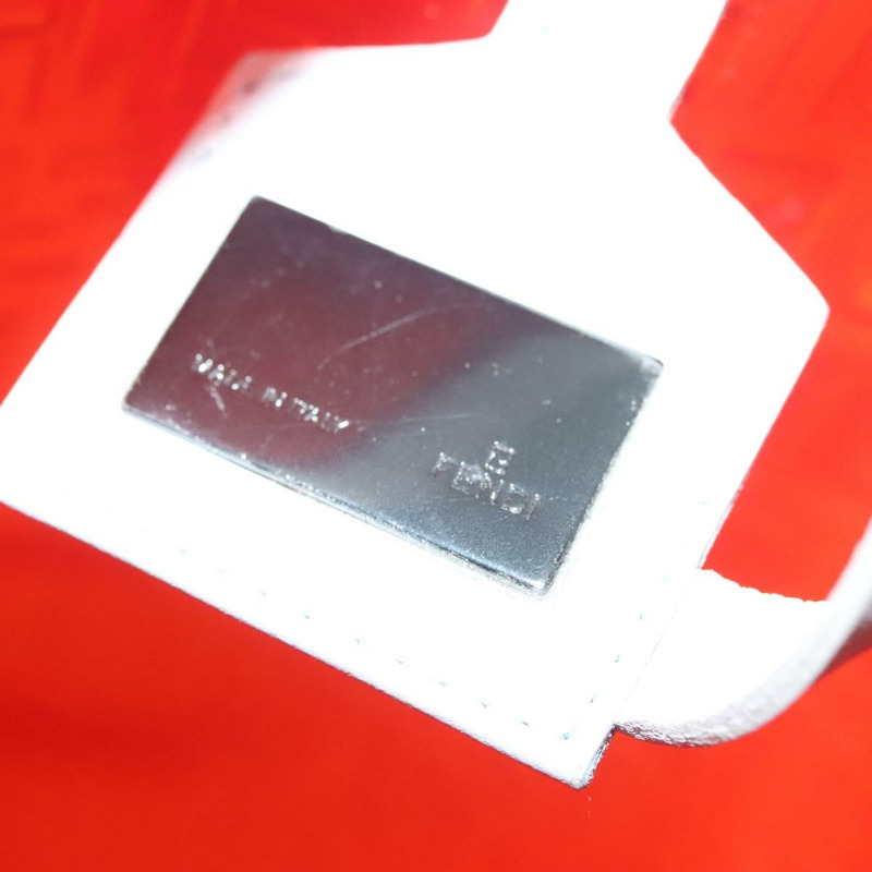 【日本直送】FENDI Zucchino 手提包 Vinyl 紅色白色 Auth ep10155-9