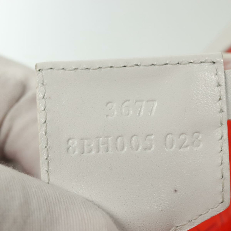 【日本直送】FENDI Zucchino 手提包 Vinyl 紅色白色 Auth ep10155-11