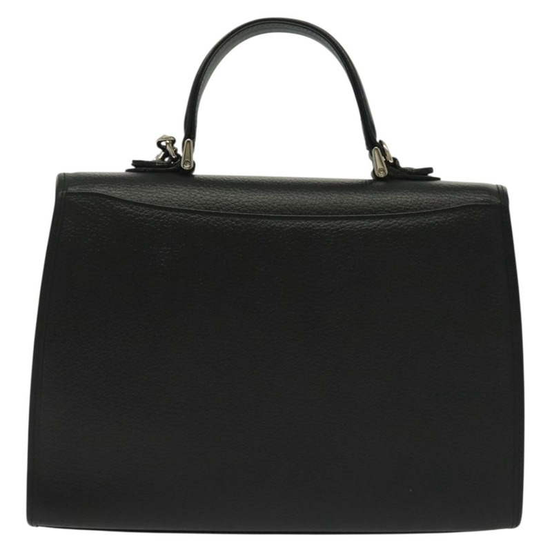 【日本直送】Burberrys 手提包 皮革 兩用 黑色 銀色 正品 yk19299-1