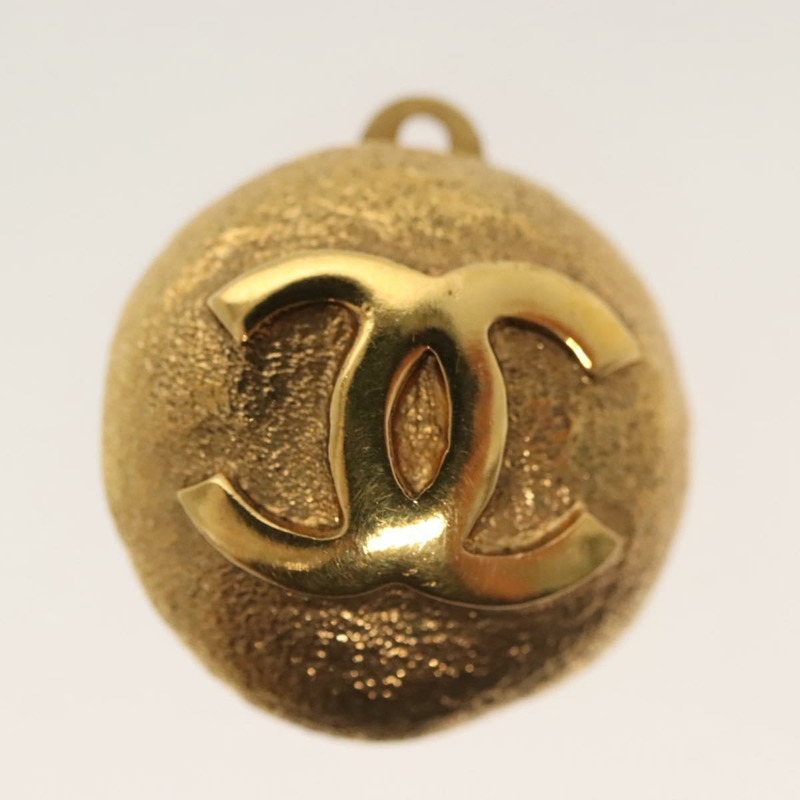 【日本直送】香奈兒耳環 金屬金 CC Auth hk2961-1