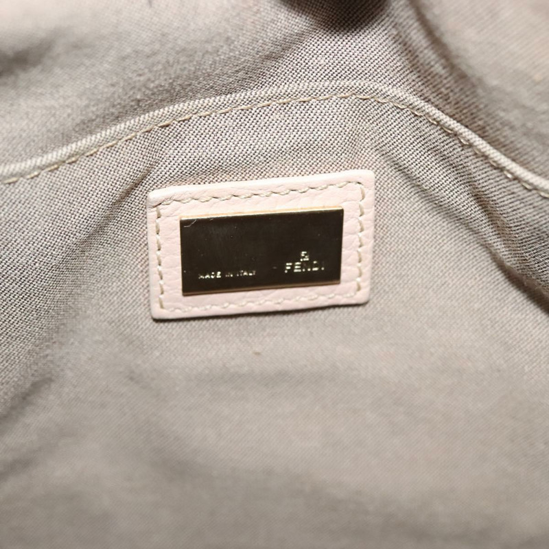 【日本直送】FENDI Zucchino帆布手提包 米色 金色 正品 135203-18