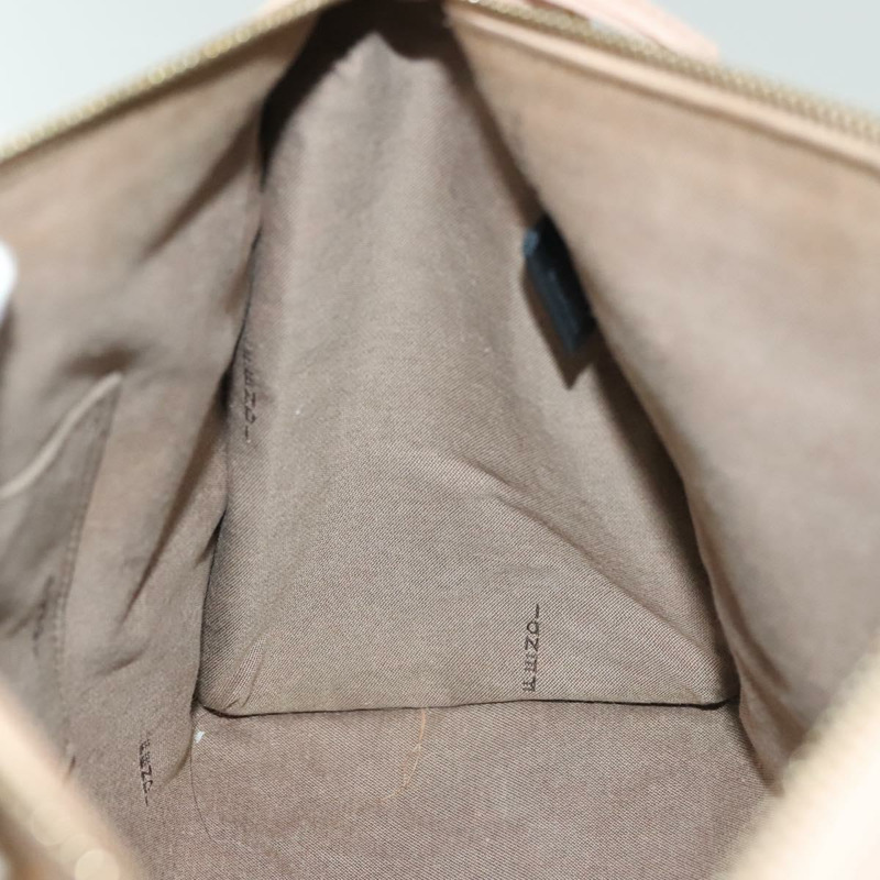 【日本直送】FENDI Zucchino帆布手提包 米色 金色 正品 135203-19