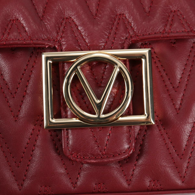 【日本直送】華倫天奴 (VALENTINO) 真皮手提包,兩用款,紅色/金色,正品,貨號 135211V-19