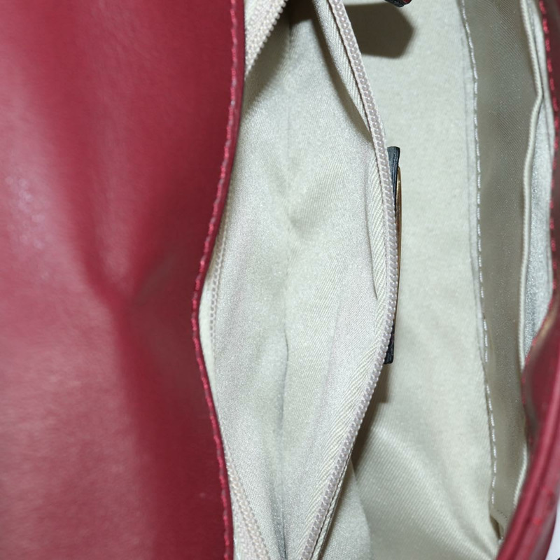 【日本直送】華倫天奴 (VALENTINO) 真皮手提包,兩用款,紅色/金色,正品,貨號 135211V-23