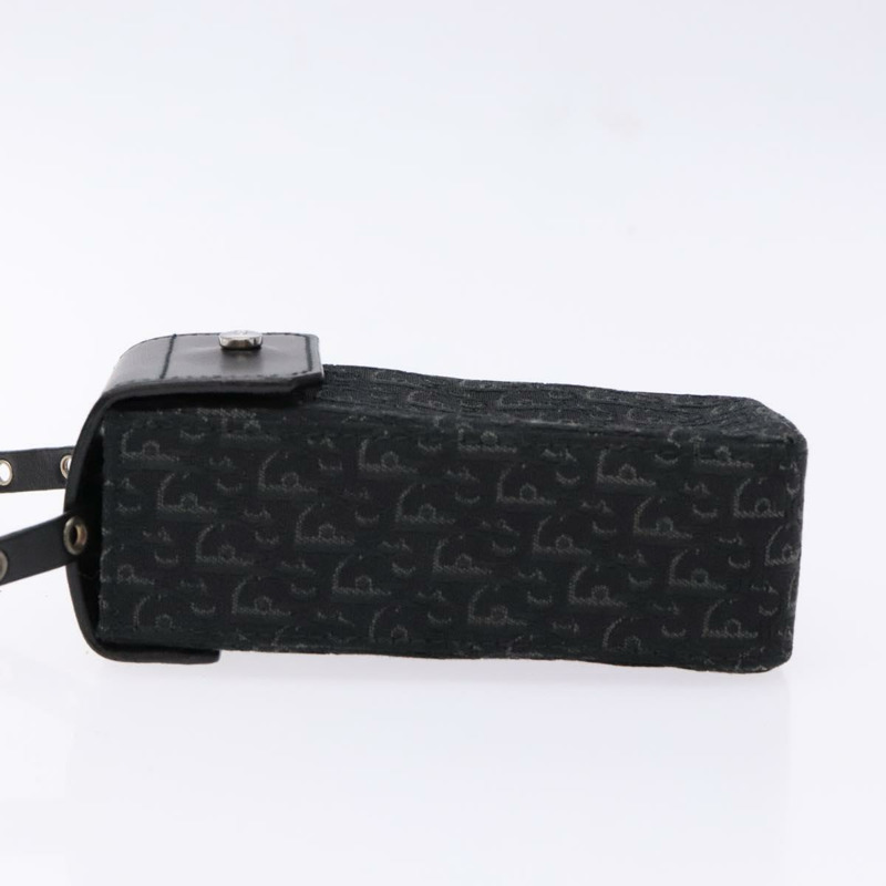 【日本直送】Christian Dior Trotter帆布肩背包 黑色 銀色 正品 135238-3