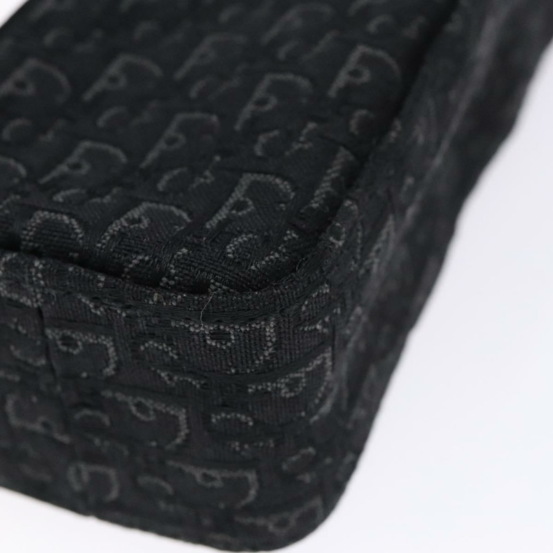 【日本直送】Christian Dior Trotter帆布肩背包 黑色 銀色 正品 135238-8