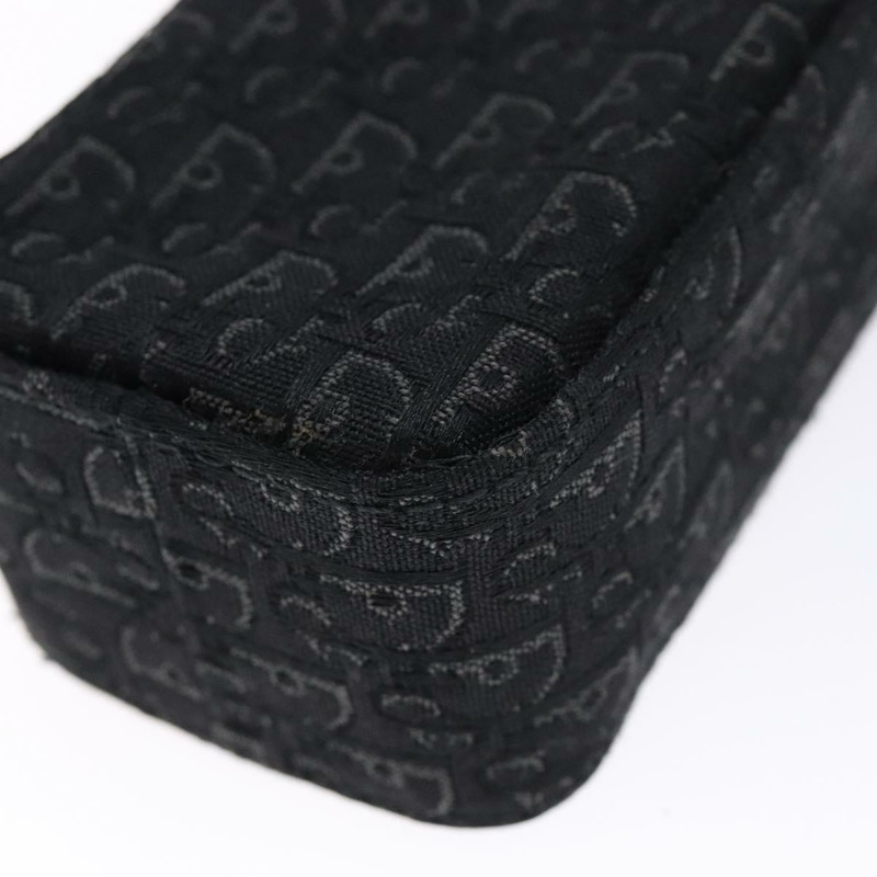 【日本直送】Christian Dior Trotter帆布肩背包 黑色 銀色 正品 135238-14