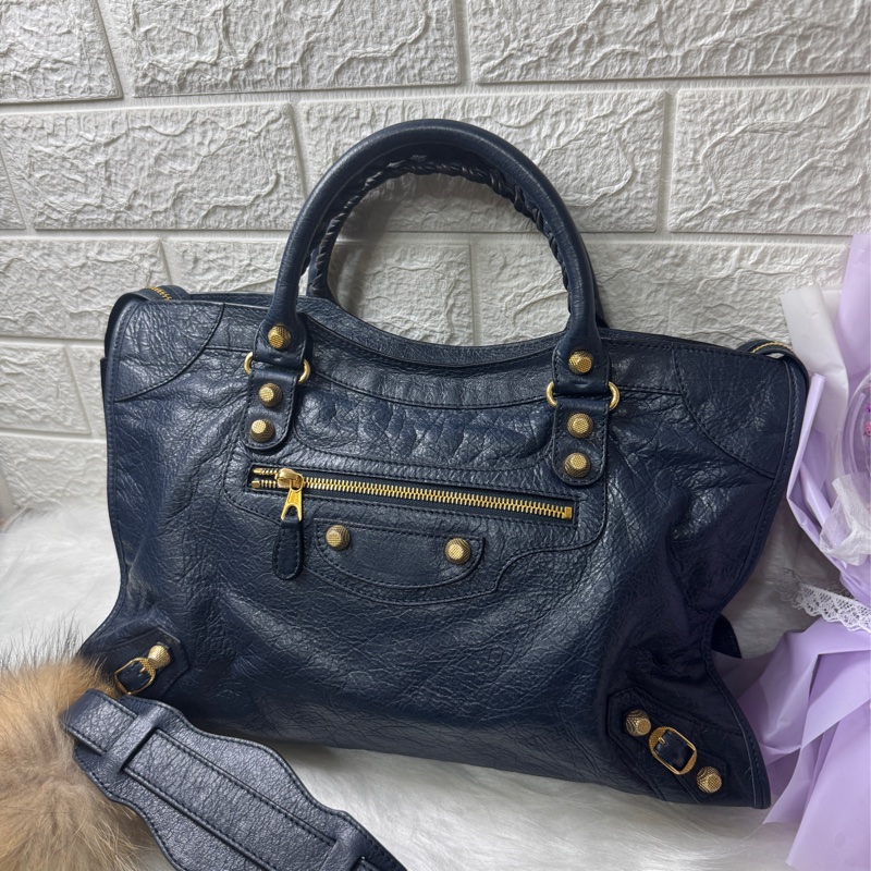 BALENCIAGA -City金扣手挽肩背兩用袋-1