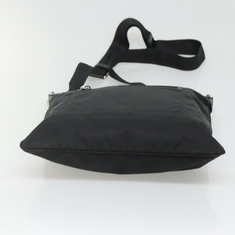 【日本直送】PRADA 單肩包 尼龍 黑色 銀色 正品 135150-4