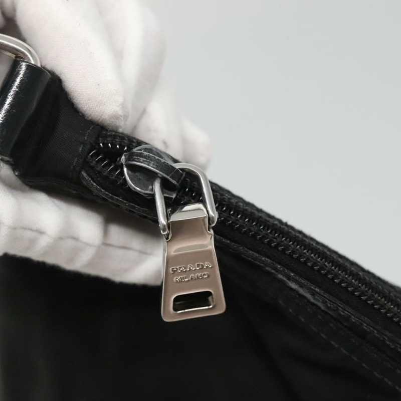 【日本直送】PRADA 單肩包 尼龍 黑色 銀色 正品 135150-9