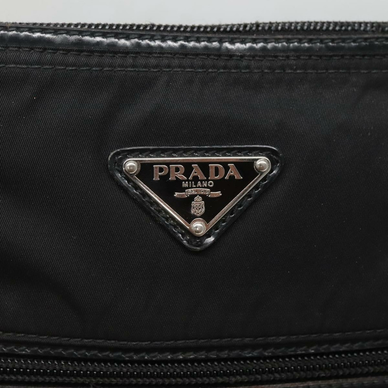 【日本直送】PRADA 單肩包 尼龍 黑色 銀色 正品 135150-16