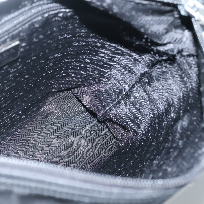 【日本直送】PRADA 單肩包 尼龍 黑色 銀色 正品 135150-18