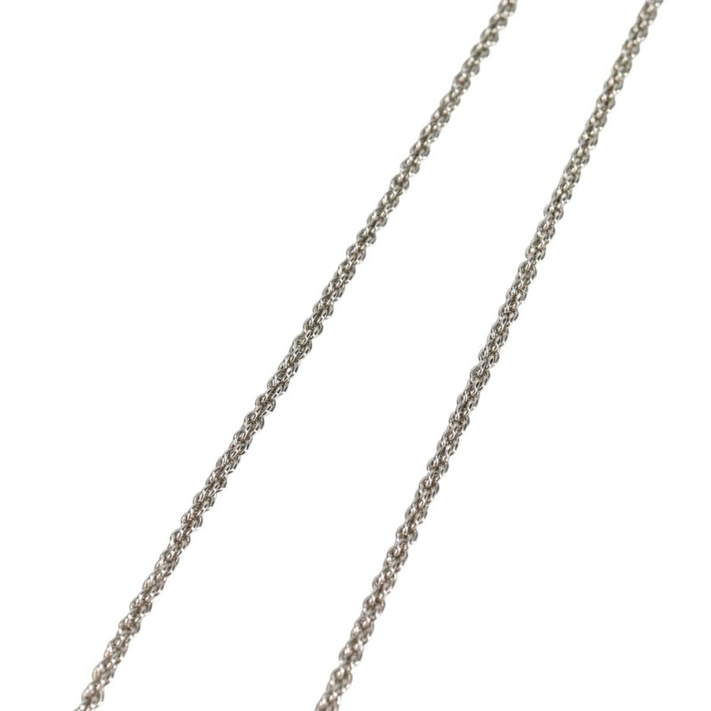 【日本直送】路易威登 Colliers Quard LV Strass 項鍊 金屬銀色 MP2691 Auth 130779A-3