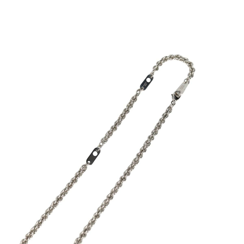 【日本直送】路易威登 Colliers Quard LV Strass 項鍊 金屬銀色 MP2691 Auth 130779A-9