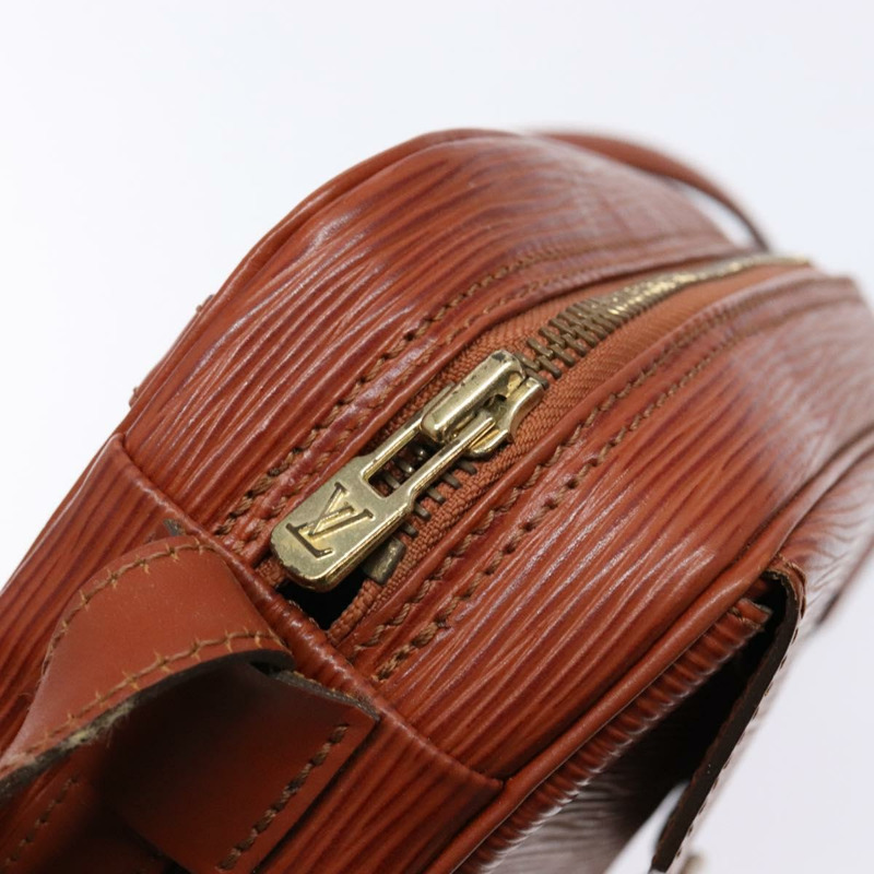 【日本直送】路易威登 Epi Jeune FilleMM 單肩包棕 M52153 LV 正品 127970-8