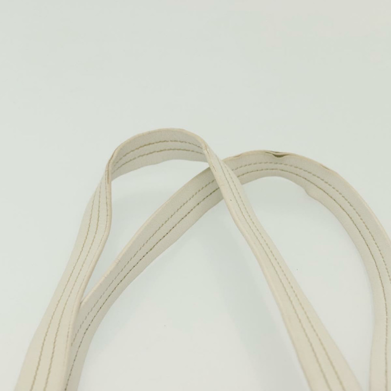 【日本直送】PRADA帆布手提包 米色 銀色 正品 135047-13