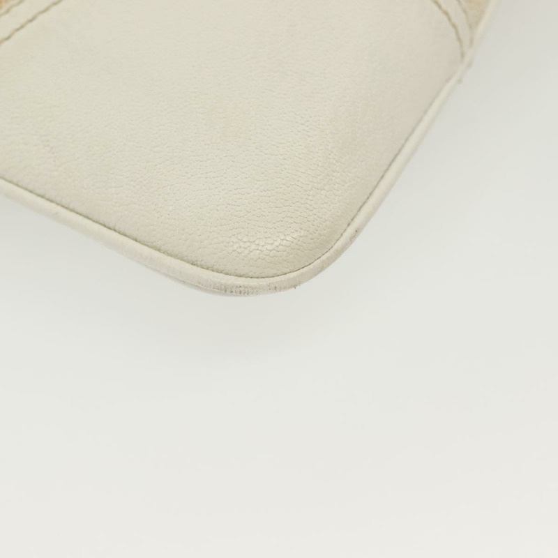 【日本直送】PRADA帆布手提包 米色 銀色 正品 135047-14