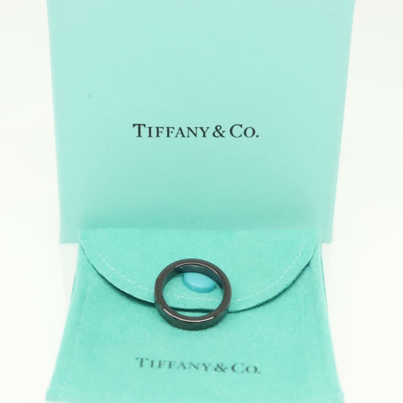 【日本直送】蒂芬妮 (TIFFANY&Co.) 鈦金黑戒指 Auth am8922V-11
