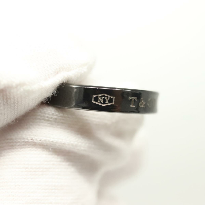 【日本直送】蒂芬妮 (TIFFANY&Co.) 鈦金黑戒指 Auth am8922V-13