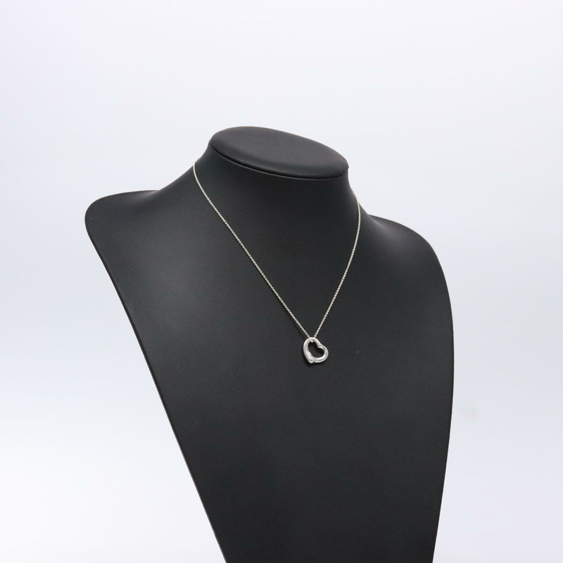 【日本直送】蒂芬妮 (TIFFANY&Co.) 鏤空心形項鍊 925 純銀 正品 am8917-12
