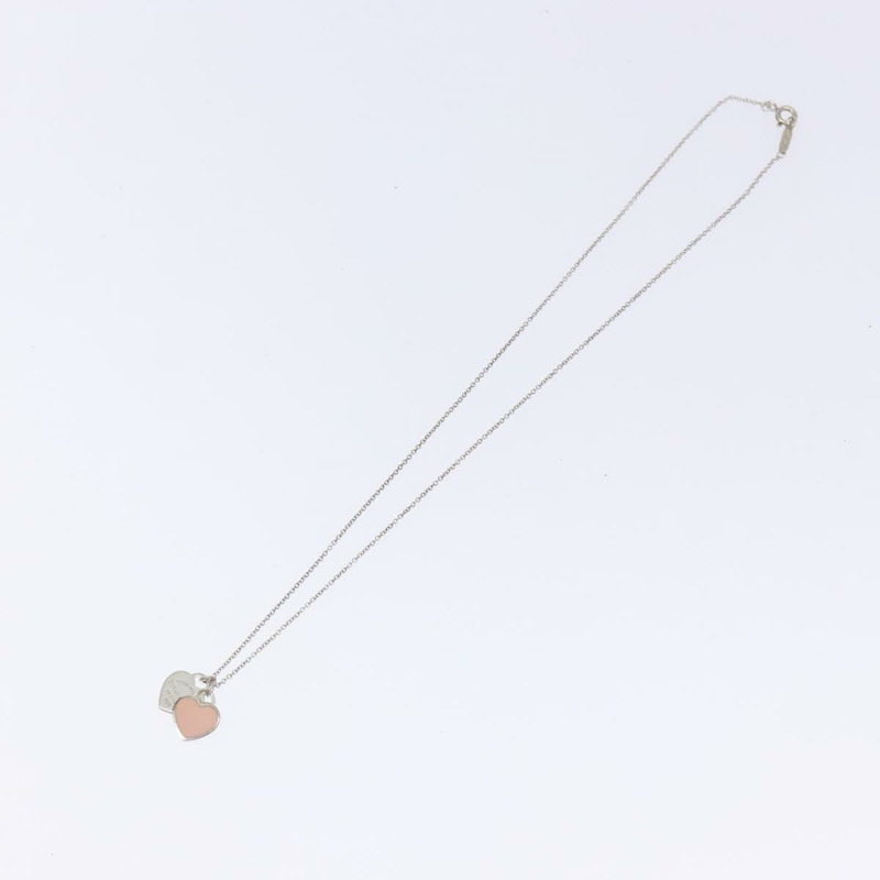 【日本直送】蒂芬妮 (TIFFANY&Co.) 雙心項鍊 925 純銀 正品 am8915-1