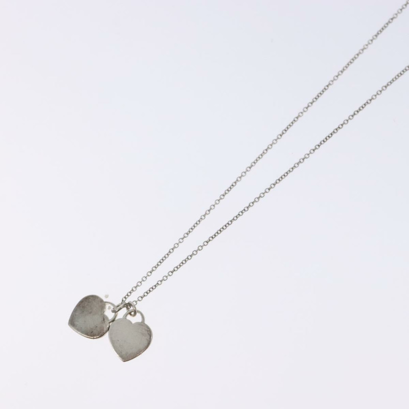 【日本直送】蒂芬妮 (TIFFANY&Co.) 雙心項鍊 925 純銀 正品 am8915-9